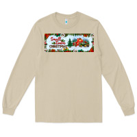 Mushroom small town christmas Long Sleeve Tee - BundleAndBundleShop