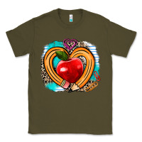 Army Green teacher heart pen Classic Tee - AdoDesignShop