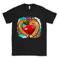 Black teacher heart pen Classic Tee - AdoDesignShop