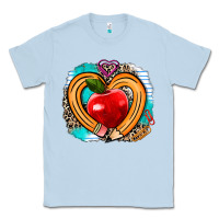 Dusty Blue teacher heart pen Classic Tee - AdoDesignShop