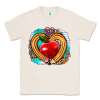 Natural teacher heart pen Classic Tee - AdoDesignShop