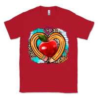 Red teacher heart pen Classic Tee - AdoDesignShop