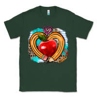Sports Green teacher heart pen Classic Tee - AdoDesignShop