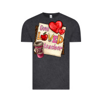 Vintage Black one loved teacher Vintage Tee - BarkalooDesign