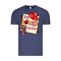 Vintage Denim one loved teacher Vintage Tee - BarkalooDesign