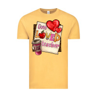 Vintage Mustard one loved teacher Vintage Tee - BarkalooDesign