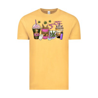 Vintage Mustard weed coffee cups Vintage Tee - Zillion Design Studio