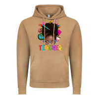 Vintage Camel teacher afro messy bun Vintage Hoodie - texasbilliewilder