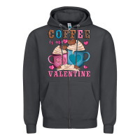 Smoke valentines day coffe is my valentine Zipper Hoodie - AdoDesignShop