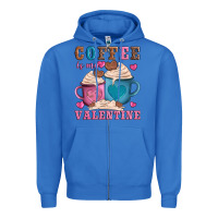 True Royal valentines day coffe is my valentine Zipper Hoodie - AdoDesignShop