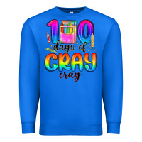 True Royal 100 days of cray cray Premium Sweatshirt - MaliasSmallBusiness