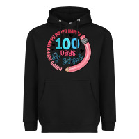Black happy 100 days of school Heavyweight Hoodie - MaliasSmallBusiness