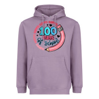 Lavender happy 100 days of school Heavyweight Hoodie - MaliasSmallBusiness