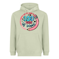 Matcha happy 100 days of school Heavyweight Hoodie - MaliasSmallBusiness