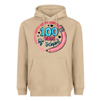 Mushroom happy 100 days of school Heavyweight Hoodie - MaliasSmallBusiness