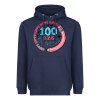 Navy happy 100 days of school Heavyweight Hoodie - MaliasSmallBusiness