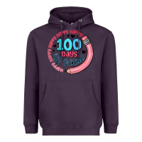 Plum happy 100 days of school Heavyweight Hoodie - MaliasSmallBusiness