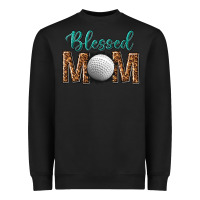 Black western blessed mom with hockey Heavyweight Sweatshirt - texasbilliewilder