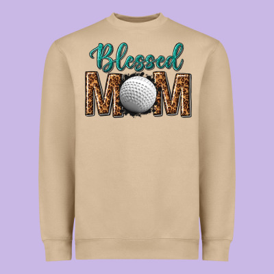 Western Blessed Mom With Hockey Heavyweight Sweatshirt Designed By Texasbilliewilder