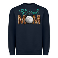 Navy western blessed mom with hockey Heavyweight Sweatshirt - texasbilliewilder