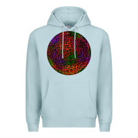 Blue Mist halloween round earrings 2 Premium Hoodie - BundleAndBundleShop