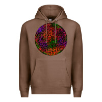 Chestnut halloween round earrings 2 Premium Hoodie - BundleAndBundleShop
