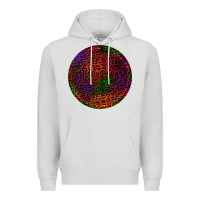 Dove Grey halloween round earrings 2 Premium Hoodie - BundleAndBundleShop