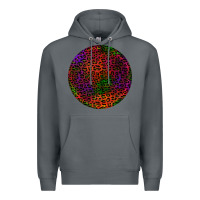 Rock halloween round earrings 2 Premium Hoodie - BundleAndBundleShop