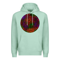 Seafoam halloween round earrings 2 Premium Hoodie - BundleAndBundleShop