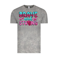 Cloud Rock Brave and Strong Vintage Tee - texasbilliewilder