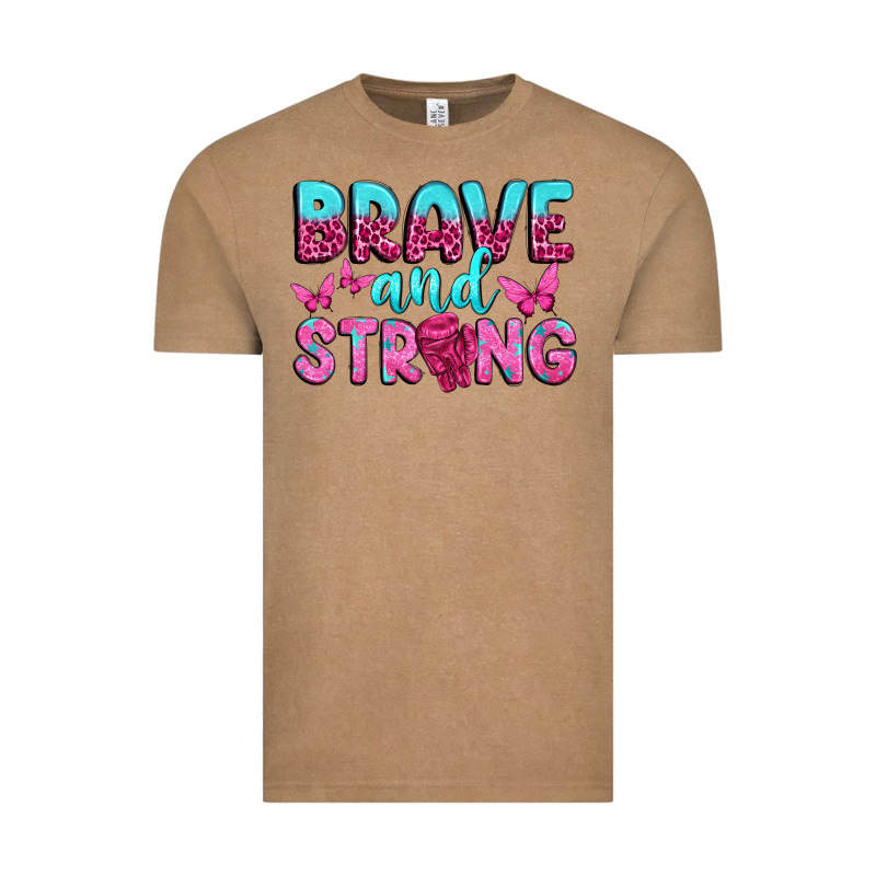 Brave And Strong Vintage Tee by texasbilliewilder | Teevron