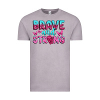 Vintage Zinc Brave and Strong Vintage Tee - texasbilliewilder