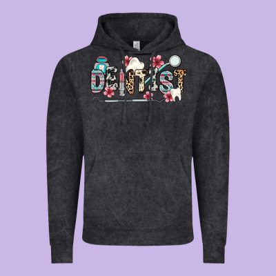 Dentist Vintage Hoodie Designed By Zillion Design Studio