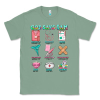 Sage nurse god says i am  nurse elements Classic Tee - AdoDesignShop