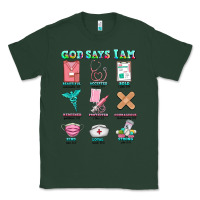 Nurse God Says I Am  Nurse Elements Classic Tee | Teevron