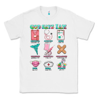 White nurse god says i am  nurse elements Classic Tee - AdoDesignShop