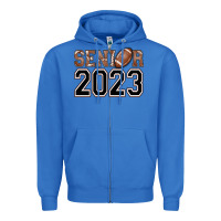 True Royal senior 2023 american football Zipper Hoodie - AdoDesignShop