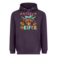 Plum heifer Heavyweight Hoodie - MaliasSmallBusiness