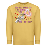 Antique Gold not to be blunt but can i hit Premium Sweatshirt - MaliasSmallBusiness