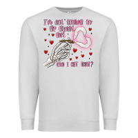 Dove Grey not to be blunt but can i hit Premium Sweatshirt - MaliasSmallBusiness