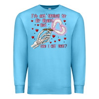 Ocean Blue not to be blunt but can i hit Premium Sweatshirt - MaliasSmallBusiness