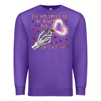 Purple not to be blunt but can i hit Premium Sweatshirt - MaliasSmallBusiness