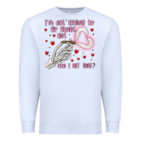 White not to be blunt but can i hit Premium Sweatshirt - MaliasSmallBusiness