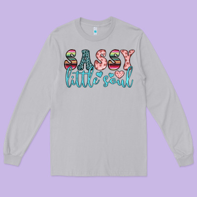 Sassy Little Soul Long Sleeve Tee Designed By Jahusdesignshop