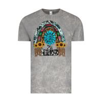 Cloud Rock western rainbow  be kind Vintage Tee - RanaPortraitStore
