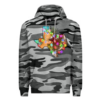 Slate Camo christmas texas map Premium Hoodie - AdoDesignShop