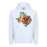 White christmas texas map Premium Hoodie - AdoDesignShop