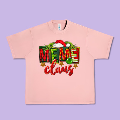 Christmas Meme Claus Urban Heavy Tee Designed By Fadigitalartstudio