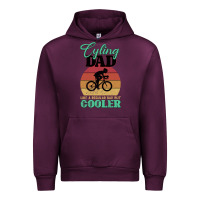 Mauve Wine Mens Cycling Dad Bike Rider Cyclist Father s Day Gift Funny Urban Hoodie - Bettercallsaul