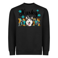 Black husky mom western Heavyweight Sweatshirt - RanaPortraitStore